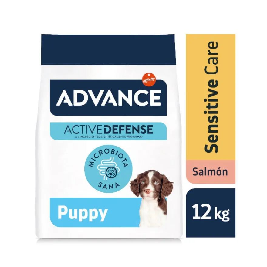 Advance Active Defense Puppy Sensitive Care Salmão ração para cães