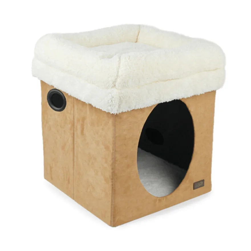 All For Paws Lamb Cama 2 em 1 Bege para gatos