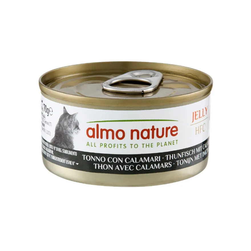 Almo Nature HFC Atum e Lula em Geleia para gatos