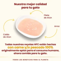 Almo Nature HFC Hydration Help Filé de Atum com Caldo sachê para gatos