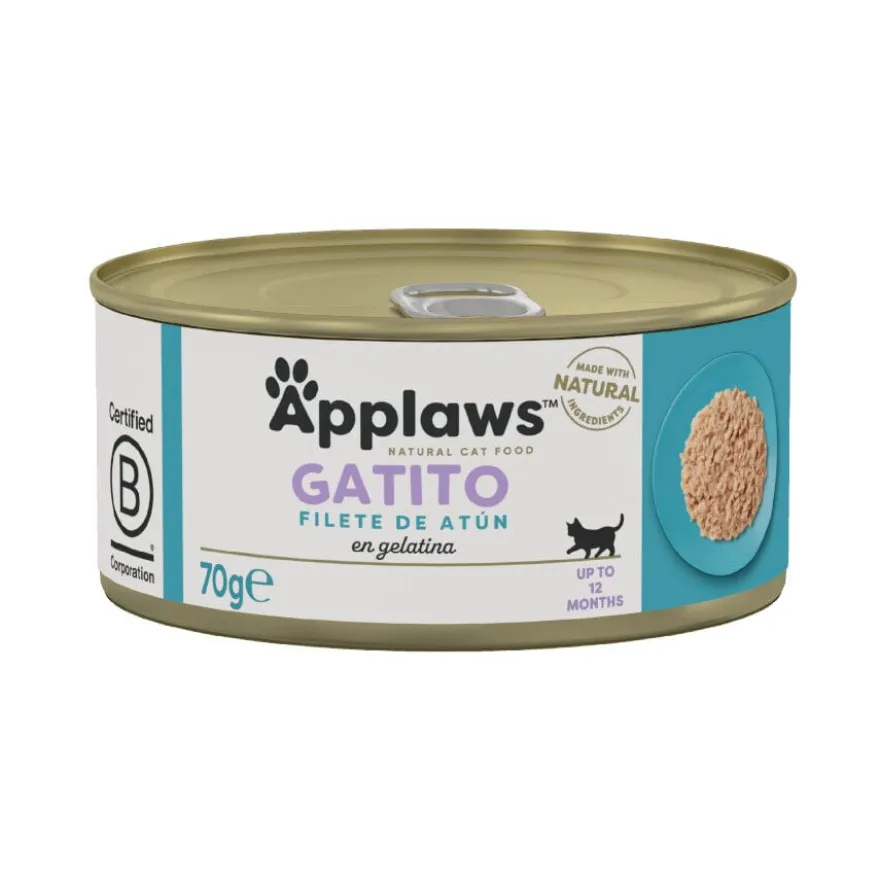 Applaws Kitten Caldo de Atum lata