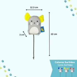 BAM! Peluche Rato Martin com catnip para gatos