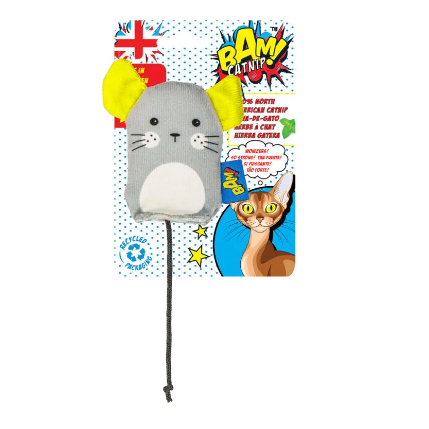 BAM! Peluche Rato Martin com catnip para gatos