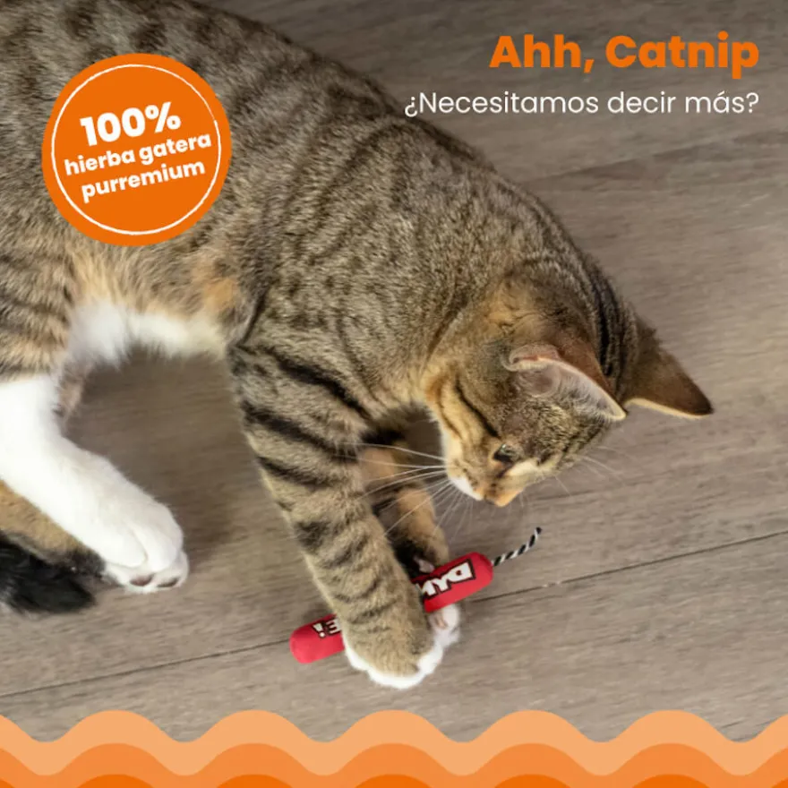 Catstages Green Magic Dynamite Vermelho Peluche para gatos
