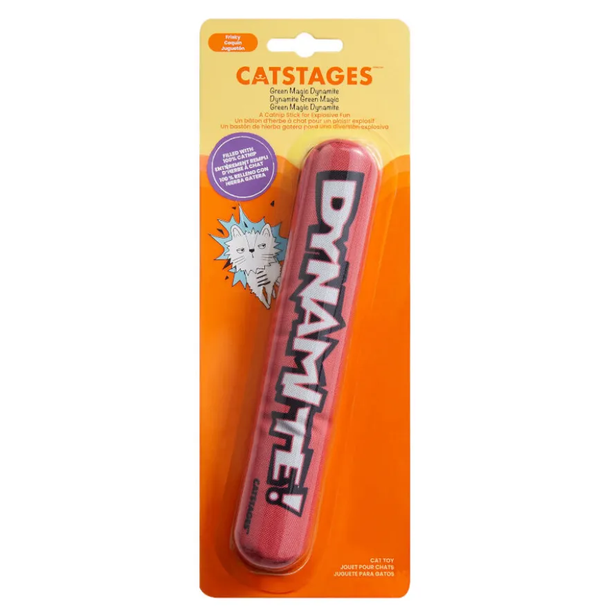 Catstages Green Magic Dynamite Vermelho Peluche para gatos