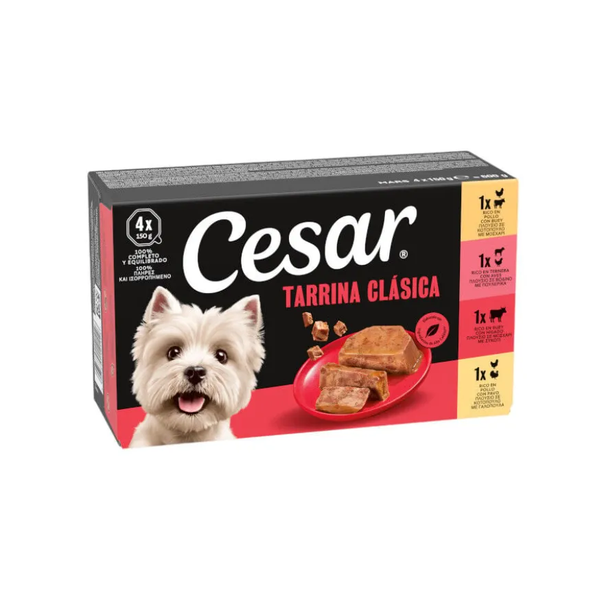 Cesar Seleção Clássicos Terrina em Patê para Cães