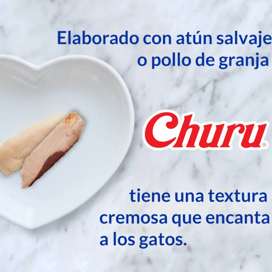 Churu Snack Cremoso de Frango com Caranguejo para gatos