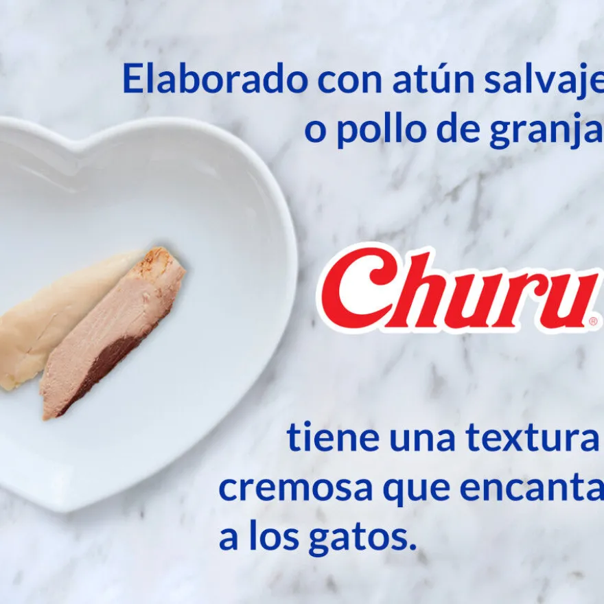 Churu Snack Cremoso de Frango com Queijo para gatos