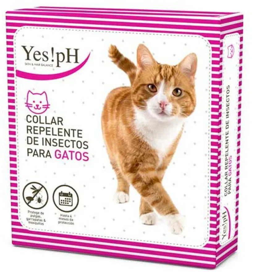 Coleira repelente de insetos para gatos da Yes!pH