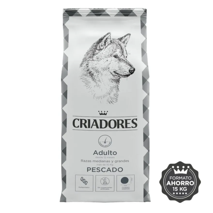 Criadores Adulto Peixe ração para cães