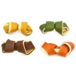 Criadores Candy Mini Bones ossos para cães com nós
