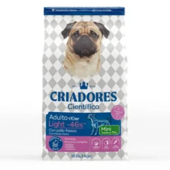 Criadores Científico light -46% de gordura Adulto Mini Ração de frango para cães