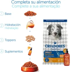 Criadores Científico Senior Sensitive Medium-Maxi Ração de salmão para cães
