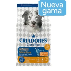 Criadores Científico Senior Sensitive Medium-Maxi Ração de salmão para cães