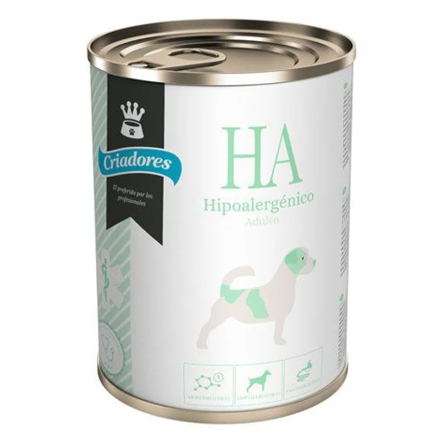 Criadores Dietetic Hipoalergénico comida húmida cães