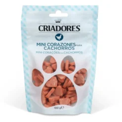 Criadores Snacks Mini Corações para cachorros