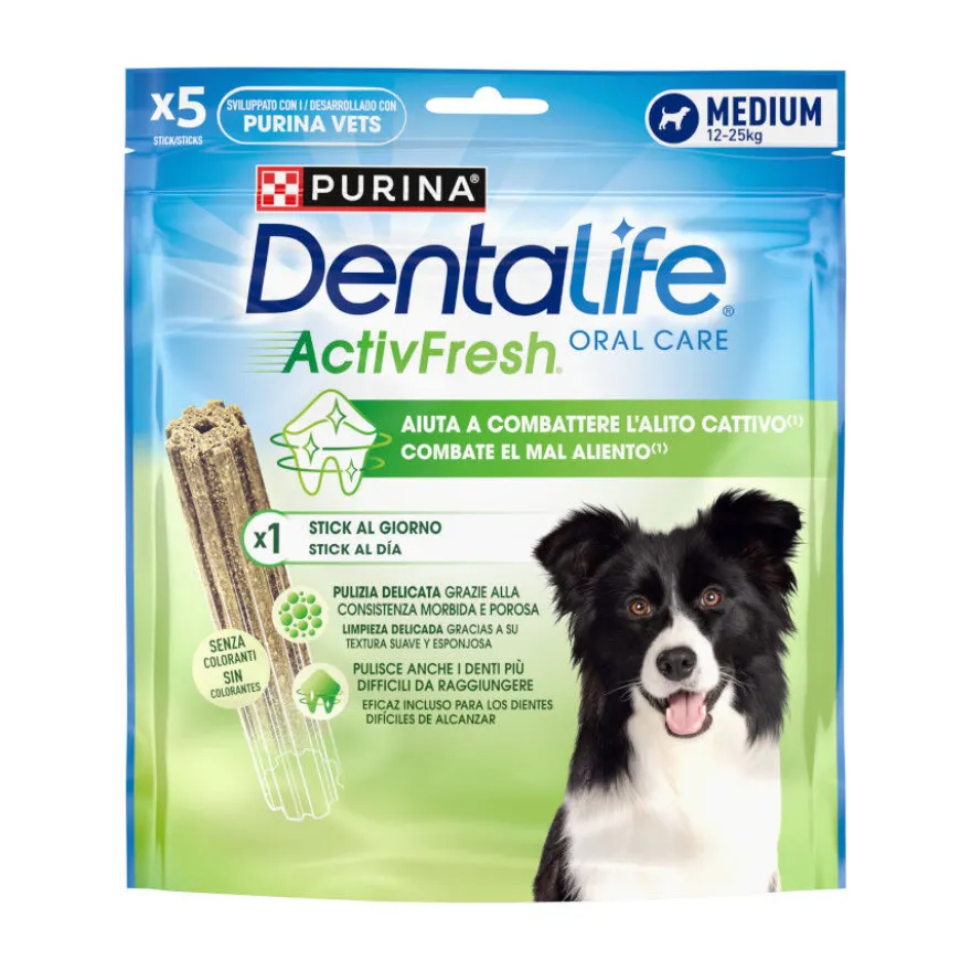 Dentalife Snacks Dentários Medium ActivFresh para cães