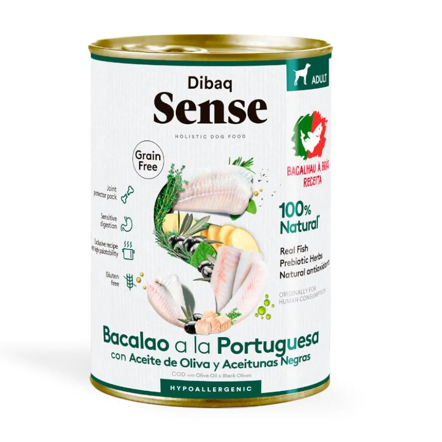 Dibaq Sense Hipoalergénico Lata de Bacalhau para cães