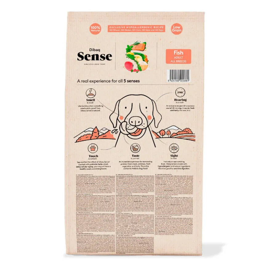 Dibaq Sense Low Grain Adult Ração de Peixe para cães