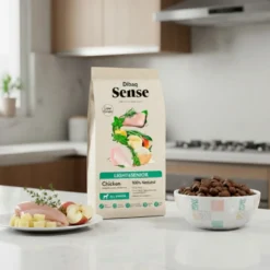Dibaq Sense Low Grain Light & Senior Ração de Frango para cães