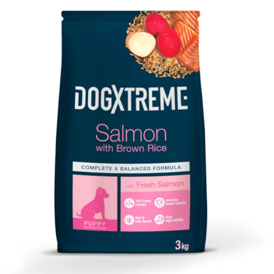 Dogxtreme Puppy Salmão ração para cães