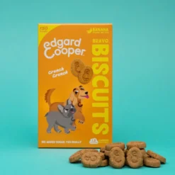 Edgard & Cooper Biscoitos de Banana e Manteiga de Amendoim para cães