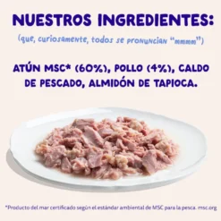 Edgard & Cooper Comida húmida Filetes de Atum e Frango em Caldo em lata para gatos