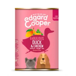 Edgard & Cooper Puppy Pato e Fango lata para cães