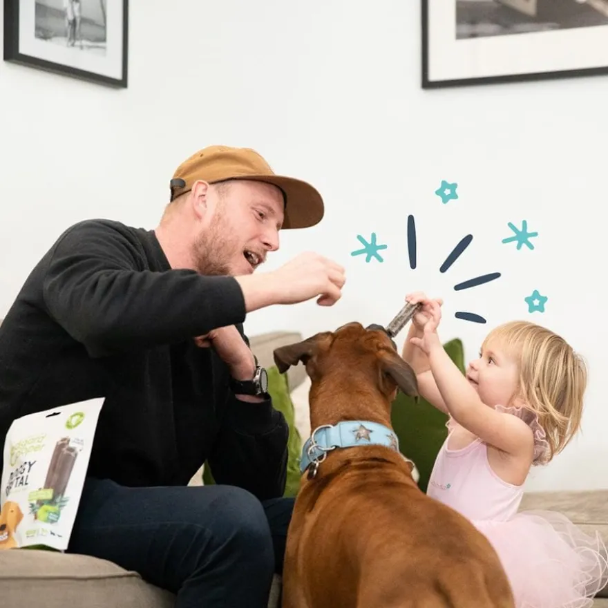 Edgard&Cooper Snacks Dentários Maçã e Eucalipto para cães de raça pequena