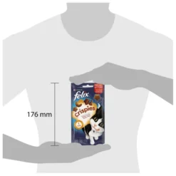 Felix Biscoitos Crispies boi e frango para gatos