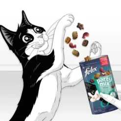 Felix Biscoitos Party Mix Peixe para gatos