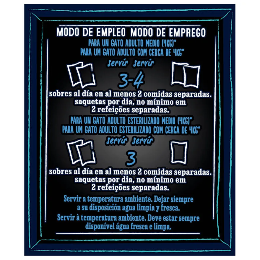 Felix Tasty Shreds Festa de Sabores do Mar Filetes em molho saquetas para gatos – Pack