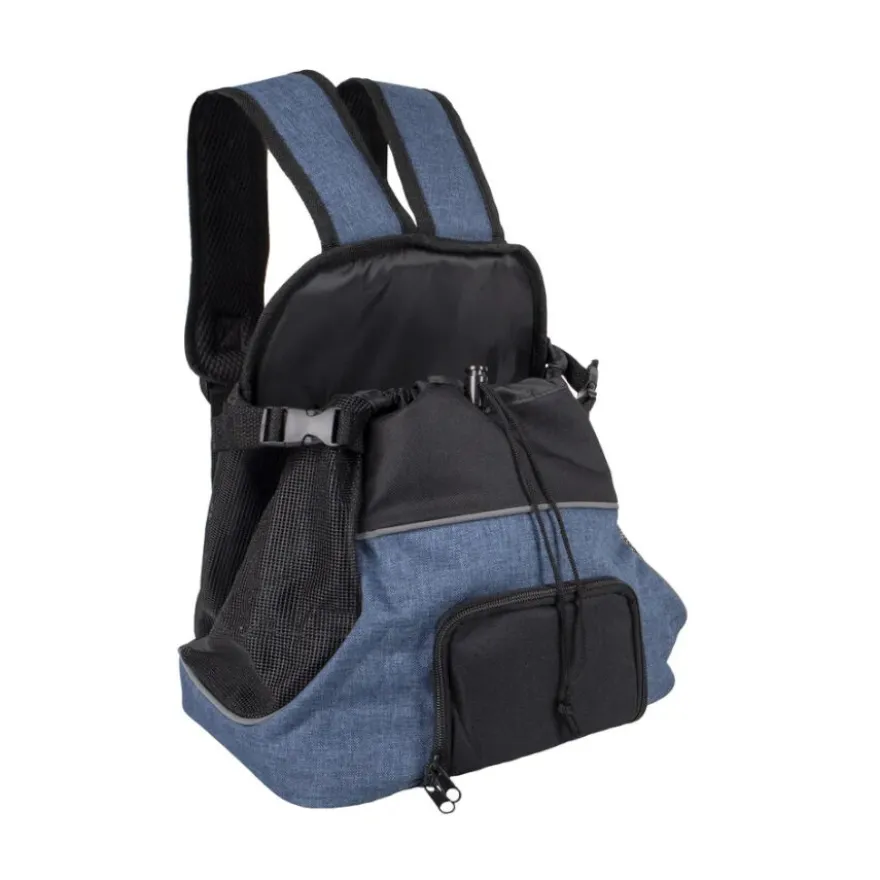 Flamingo Sybil Mochila Frontal Azul para animais de estimação