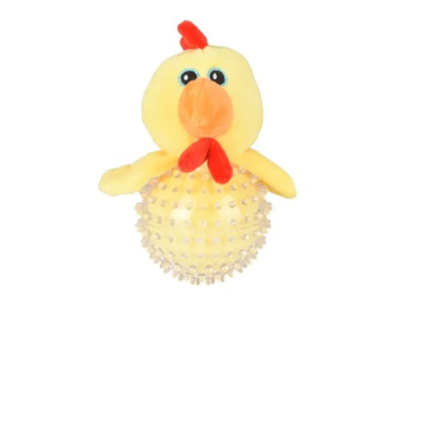 Flamingo Wilco Frango Amarelo de Peluche para cães