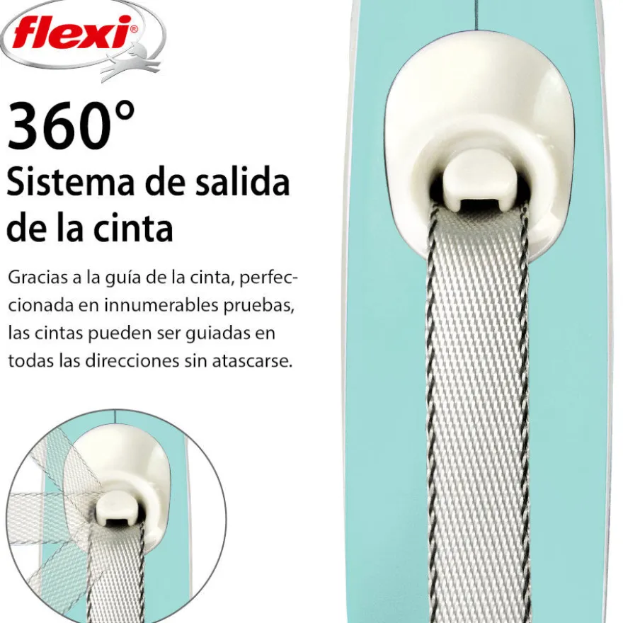 Flexi New Comfort Trela extensível azul para cães
