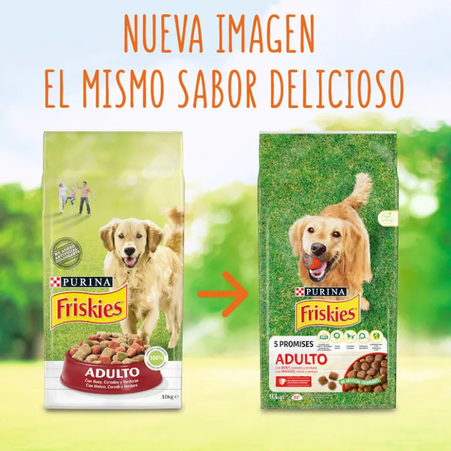 Friskies Adult Carne e Legumes ração para cães