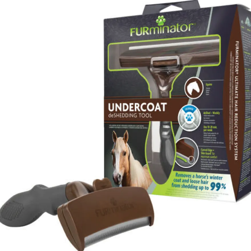 Furminator Undercoat Escova para cavalos