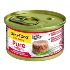 Gimdog Pure Delight Atum com Vaca lata para cães