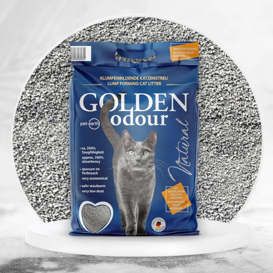 Golden Odour Areia Aglomerante Absorve Odores para gatos