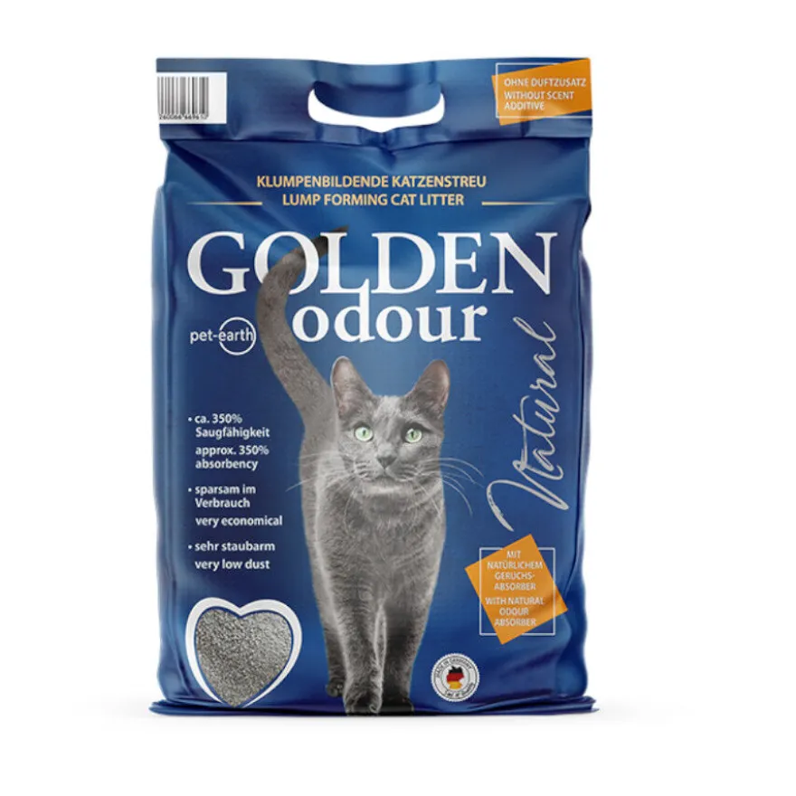 Golden Odour Areia Aglomerante Absorve Odores para gatos