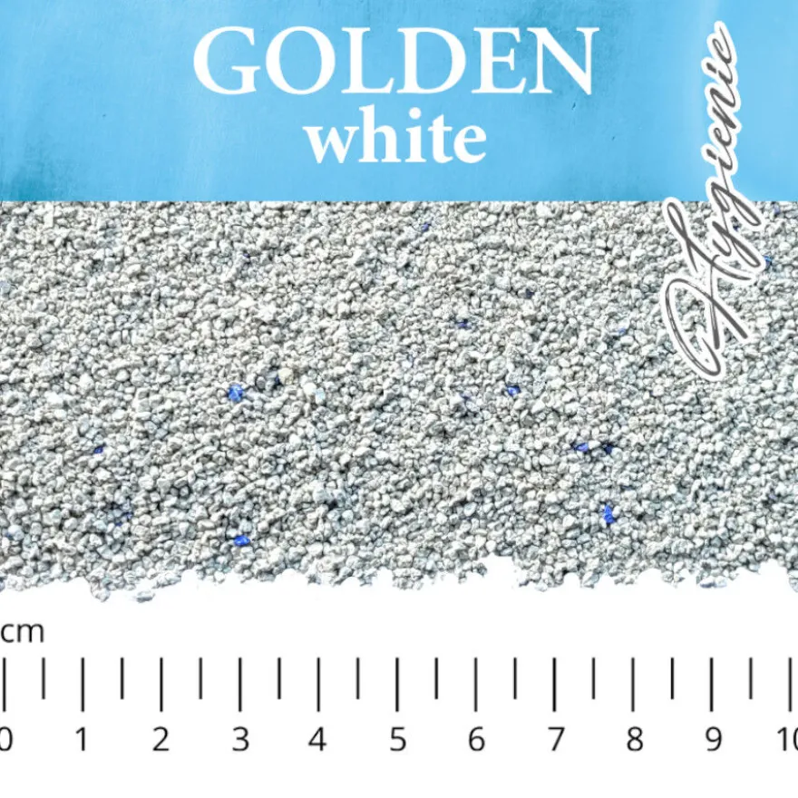 Golden White Areia Aglomerante para gatos