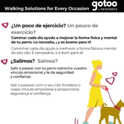 Gotoo Arnês antievasão preto para cães
