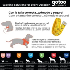 Gotoo Coleira com estampa de flores para cães