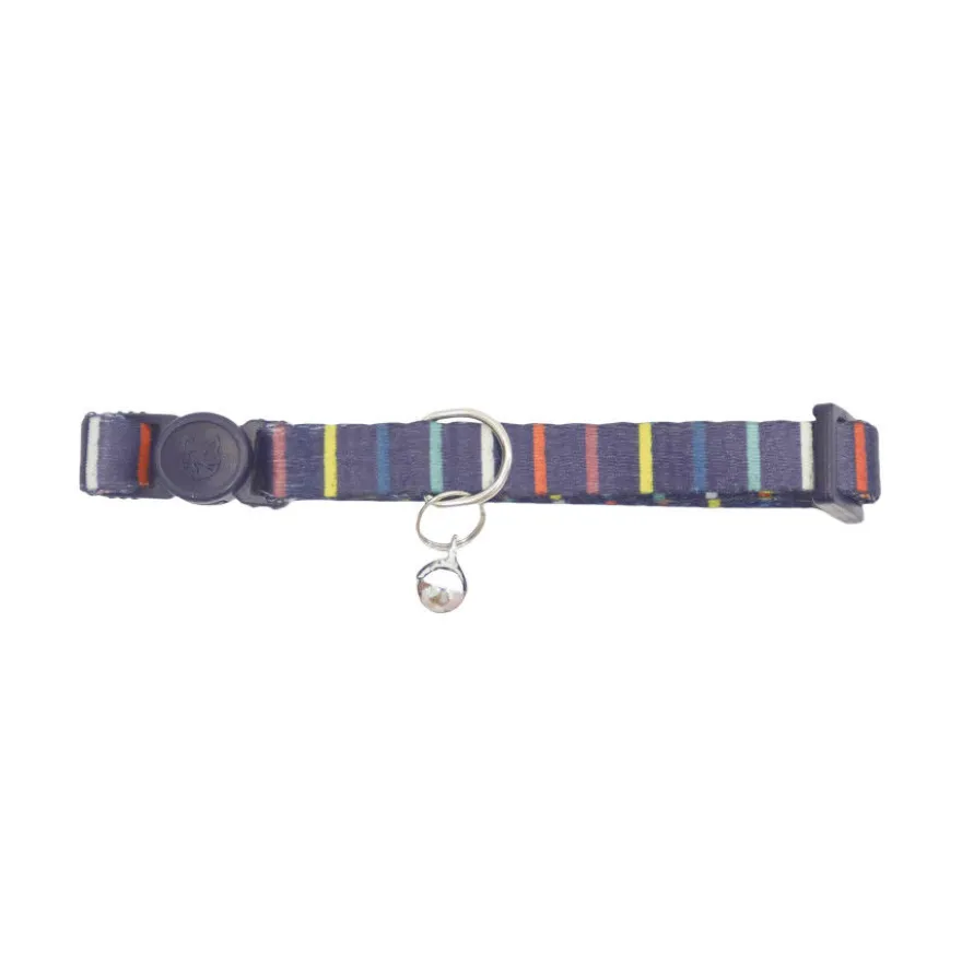 Gotoo Coleira nylon colorida para gatos