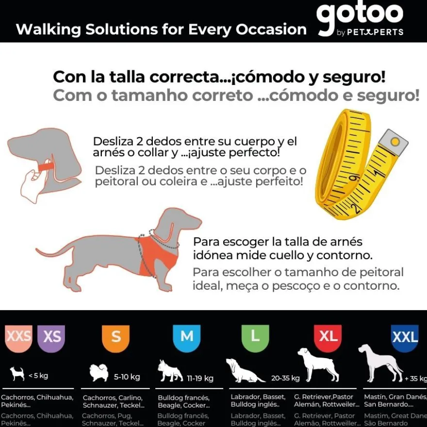 Gotoo Peitoral estampado floral para cães