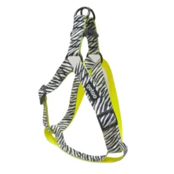 Gotoo Peitoral estampado zebra para cães