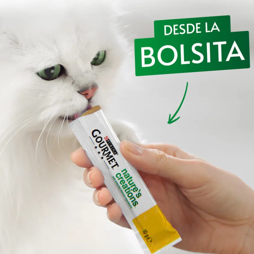 Gourmet Nature's Creations Snack Húmido de Salmão para gatos