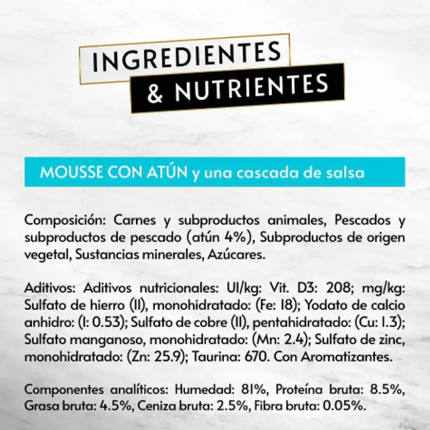 Gourmet Revelations Mousse de atum para gatos