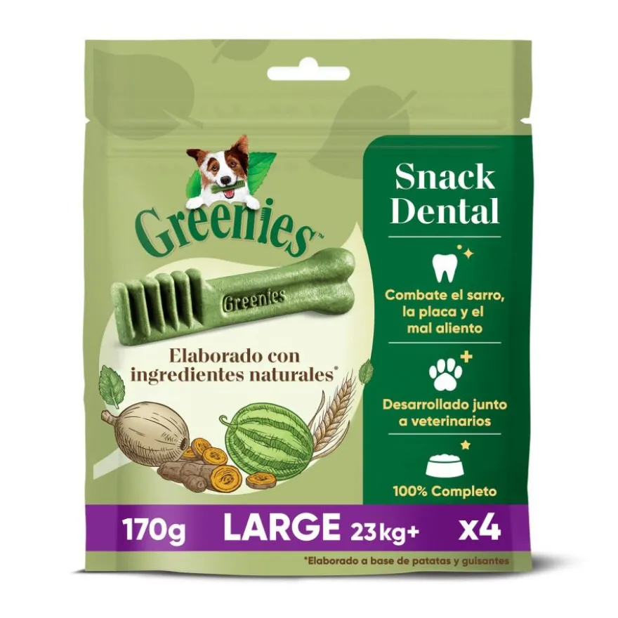 Greenies Snacks Dentais 100% natural para cães grandes