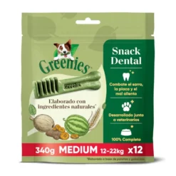 Greenies Snacks Dentários Natural para Cães Médios